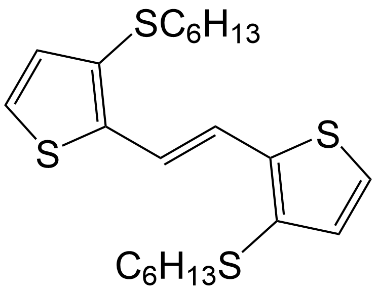 （E）-1,2-双（3-（己硫基）噻吩-2-基）乙烯/